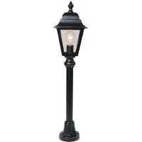 Franssen Klassieke tuinlamp Quadrana 78cm zwart