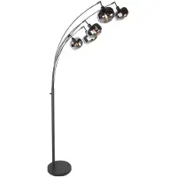 Mexlite Zwarte Vloerlamp Tenebris 5 Lichts