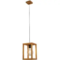 Searchlight Hanglamp Hout Square