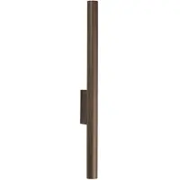 Nowodvorski Lighting Wandlamp Laser, dimbaar, bruin / roest, Woon-/ Eetkamer, metaal, Modern, wandlamp