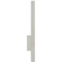 Nowodvorski Lighting Lichtgrijze lange wandspot Fourty XL up & down