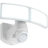 Lutec 7632201053 Arc Led Wandlamp Voor Buiten Pir Wit