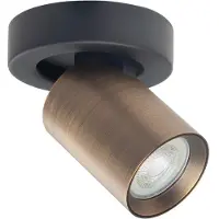 Highlight Spot Oliver 1 lichts brons zwart