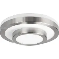 Highlight Master Plafondlamp | 1x E27 Max 60W | IP44 | Dimbaar | Nikkel mat