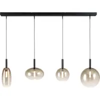 Masterlight 4L hanglamp Lido Ball met gold-fading glas