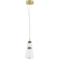 Lyora Hanglamp Palo goud met wit