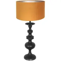 Steinhauer Klassieke Schemerlamp Lyons C Met Gouden Velours Kap