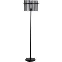 Searchlight Vloerlamp Swizzle Zwart