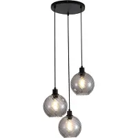 Searchlight Hanglamp Radiance 3 Lichts Zwart