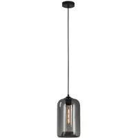 Artdelight 1 Lichts Hanglamp Botany Smoke Glas