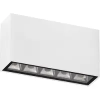 Nova Luce Plafondlamp Jax rechthoek wit