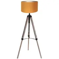 Steinhauer Tripod Vloerlamp Triek Met Gouden Kap