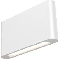 Masterlight Moderne wandspot Atina 20cm wit