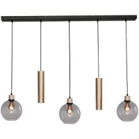 Masterlight Hanglamp Lazise 3x Ø 20cm en 2x GU10 goud