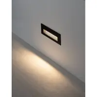 Nova Luce Inbouwlamp Polka 25cm zwart