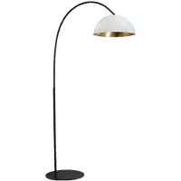 Masterlight Staanlamp Industria 186 wit met goud
