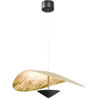 Masterlight Ø 60cm led hanglamp Lente bladgoud - met katrol