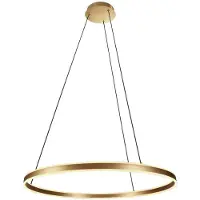 Steinhauer Hanglamp Ringlux 80cm Goud rond 5400 Lumen