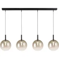 Masterlight 4L hanglamp Ø24cm Lido Ball met gold-fading glas