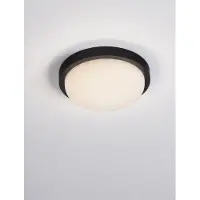 Lyora Plafondlamp Reo zwart Ø 23,5cm