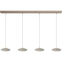 Masterlight Hanglamp Scala beige 4-lichts