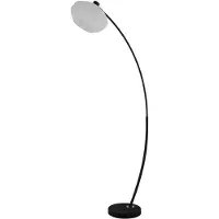 Searchlight Vloerlamp Radiant Zwart Met Kap