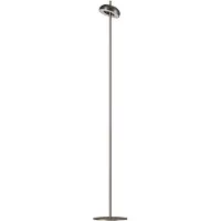 Eth Led vloerlamp Maureen nikkel zwart