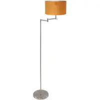 Steinhauer Vloerlamp Bella metaal met gouden kap