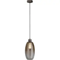 Masterlight Glazen hanglamp Olive Ø 18,5cm - cacao