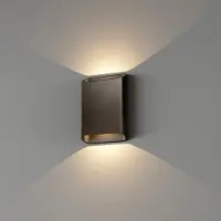 Artdelight Wandlamp Diaz L Donker brons