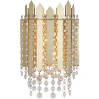 Searchlight Wandlamp Spear goud