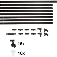Lyora Railset 8 Meter Unik Met 16 Spots