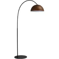Masterlight Staanlamp Industria 186 roestbruin met wit