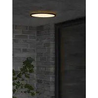 Nordlux Oja LED Plafondlamp | 14W 3000K 1600lm 830 | ip54 | Zwart