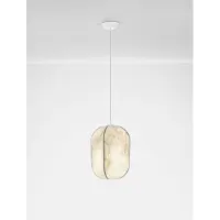 Lyora Witte hanglamp Pierida Ø 30cm