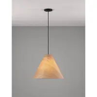 Nova Luce Houten hanglamp Elysian Ø 45cm