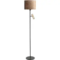 Highlight Landelijke Vloerlamp Trend Zwart Met Messing