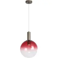 Searchlight Design Hanglamp Ombre Rood Glas