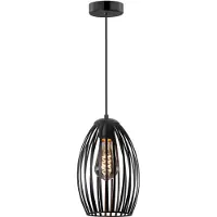 Highlight Hanglamp Gabbia Zwart 1 Lichts