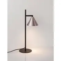 Nova Luce Tafellamp Conico zwart met koffiebruin