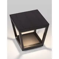 Lyora Solar lamp Cuppa antraciet