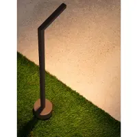 Lyora Strakke tuinlamp Pipe roestbruin 64,5cm