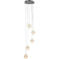 Searchlight Hanglamp Allure, dimbaar, Woon-/ Eetkamer, metaal, Modern