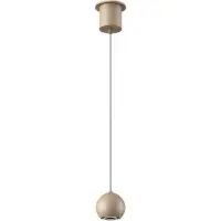 Artdelight Hanglamp Bol Miami Champagne Ø 10cm