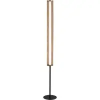 Searchlight Vloerlamp Thread zwart met goud mesh