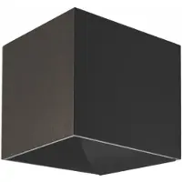 Artdelight Wandlamp Gymm 10x10 cm excl. G9 zwart
