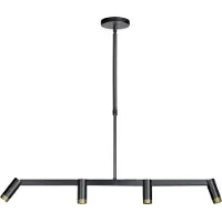 Expo ETH Miller Hanglamp 4x E27 Zwart