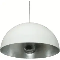 Artdelight Grote hanglamp Gala Ø 50cm zwart binnenkant goud