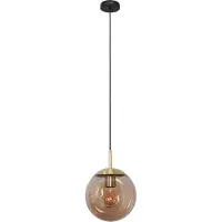 Steinhauer Gouden glazen hanglamp Bolique Ø 30cm