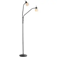 Paul Neuhaus Zwarte Vloerlamp Loki 2 Lichts